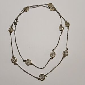 Elegant Gold and Silver Women's Necklace